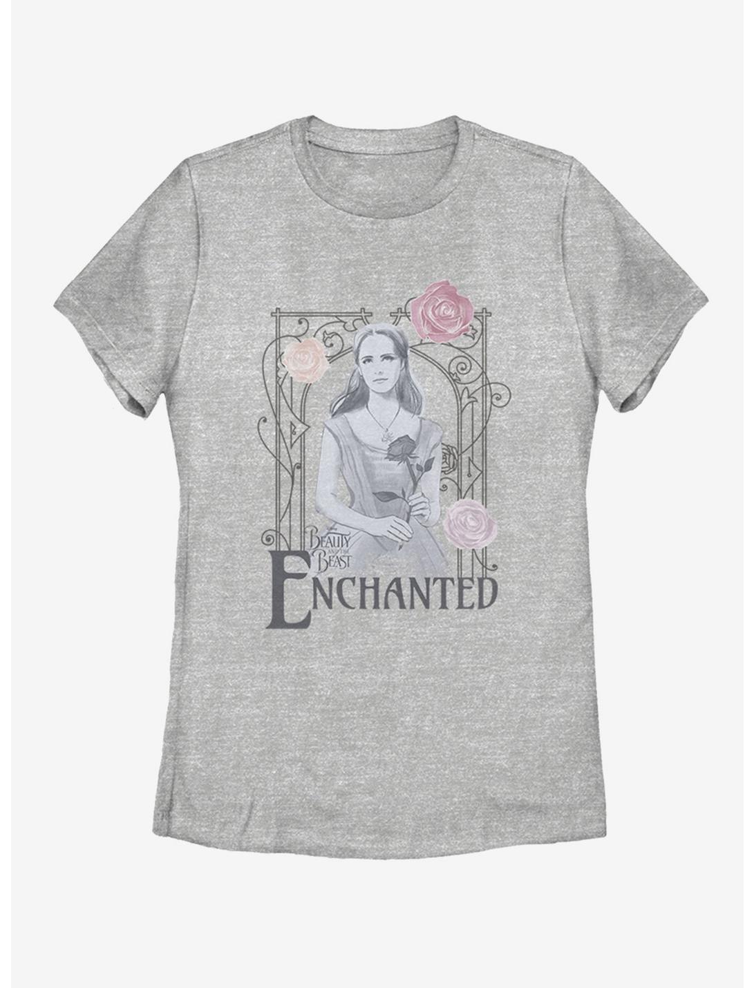 Disney Beauty and The Beast Enchanted Womens T-Shirt, ATH HTR, hi-res