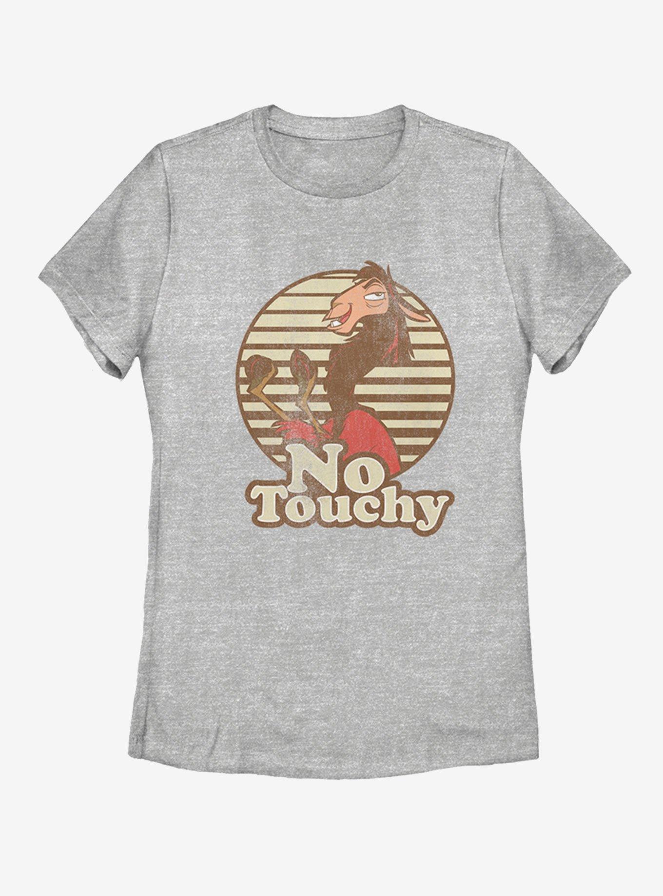 Disney The Emperor's New Groove No Touchy Womens T-Shirt, ATH HTR, hi-res