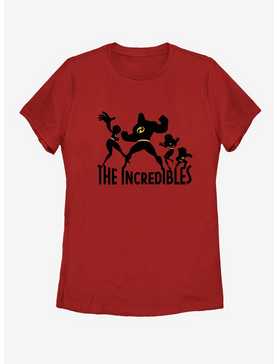 Disney Pixar The Incredibles Family Silhouette Womens T-Shirt, , hi-res