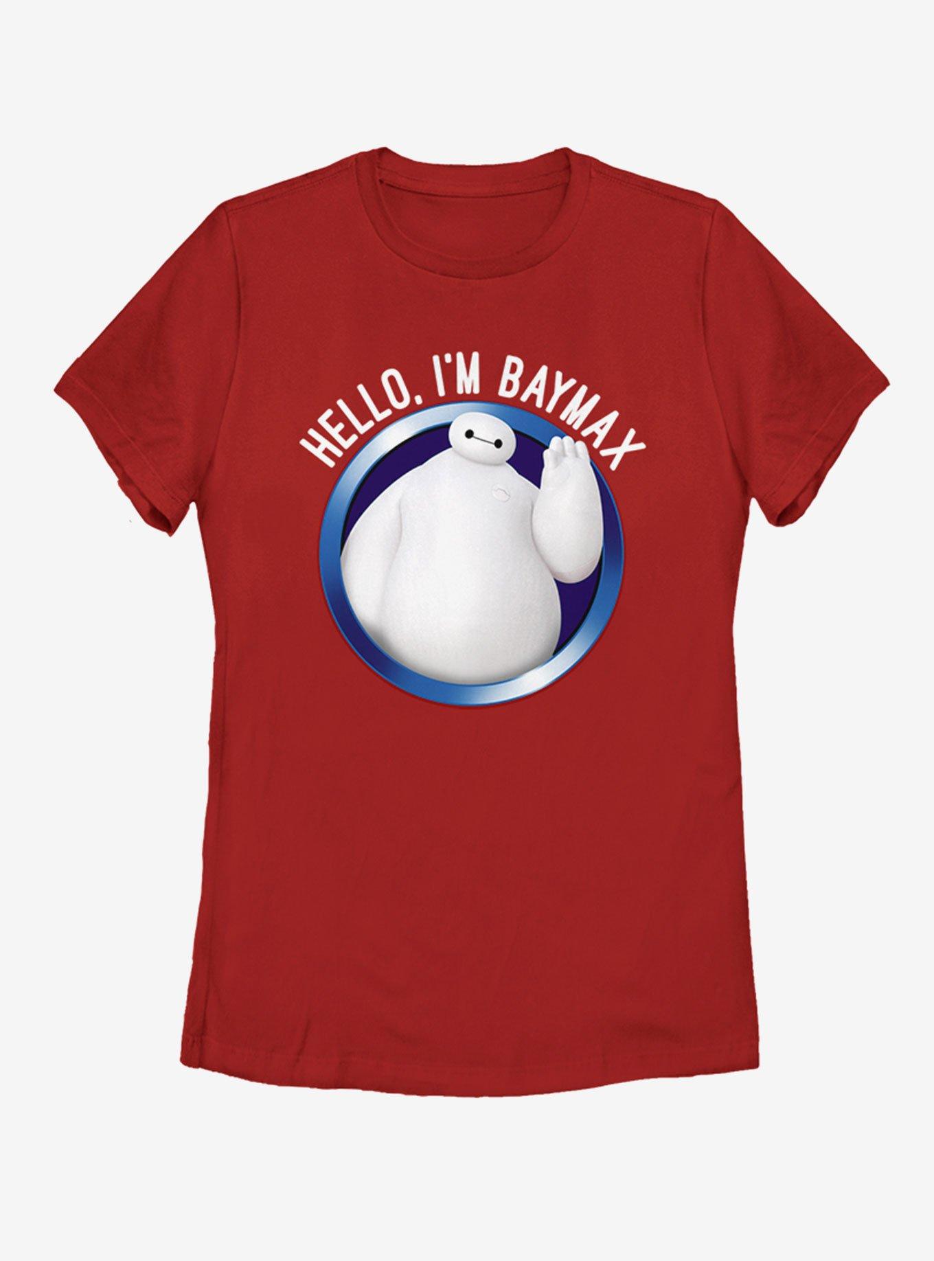 Disney Big Hero 6 Baymax Hello Womens T-Shirt