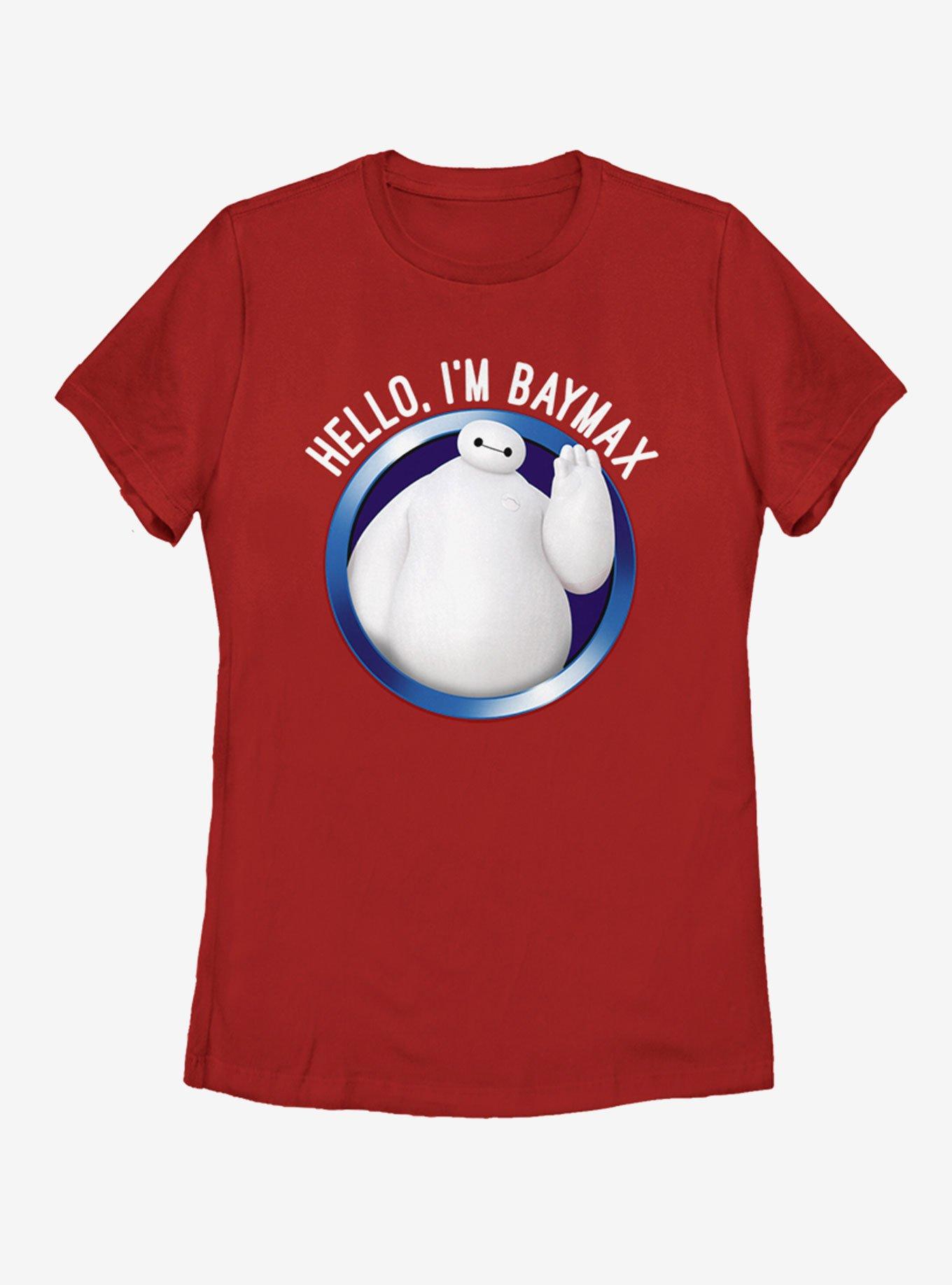 Disney Big Hero 6 Baymax Hello Womens T-Shirt, , hi-res