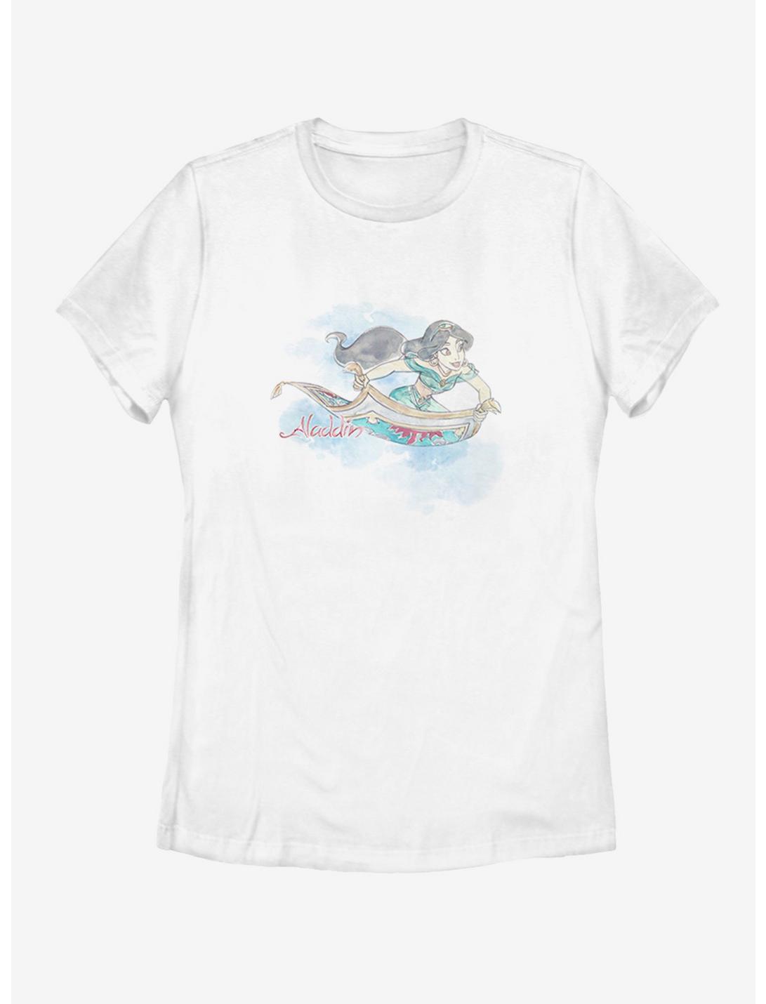 Plus Size Disney Aladdin Jasmine Skeets Womens T-Shirt, WHITE, hi-res