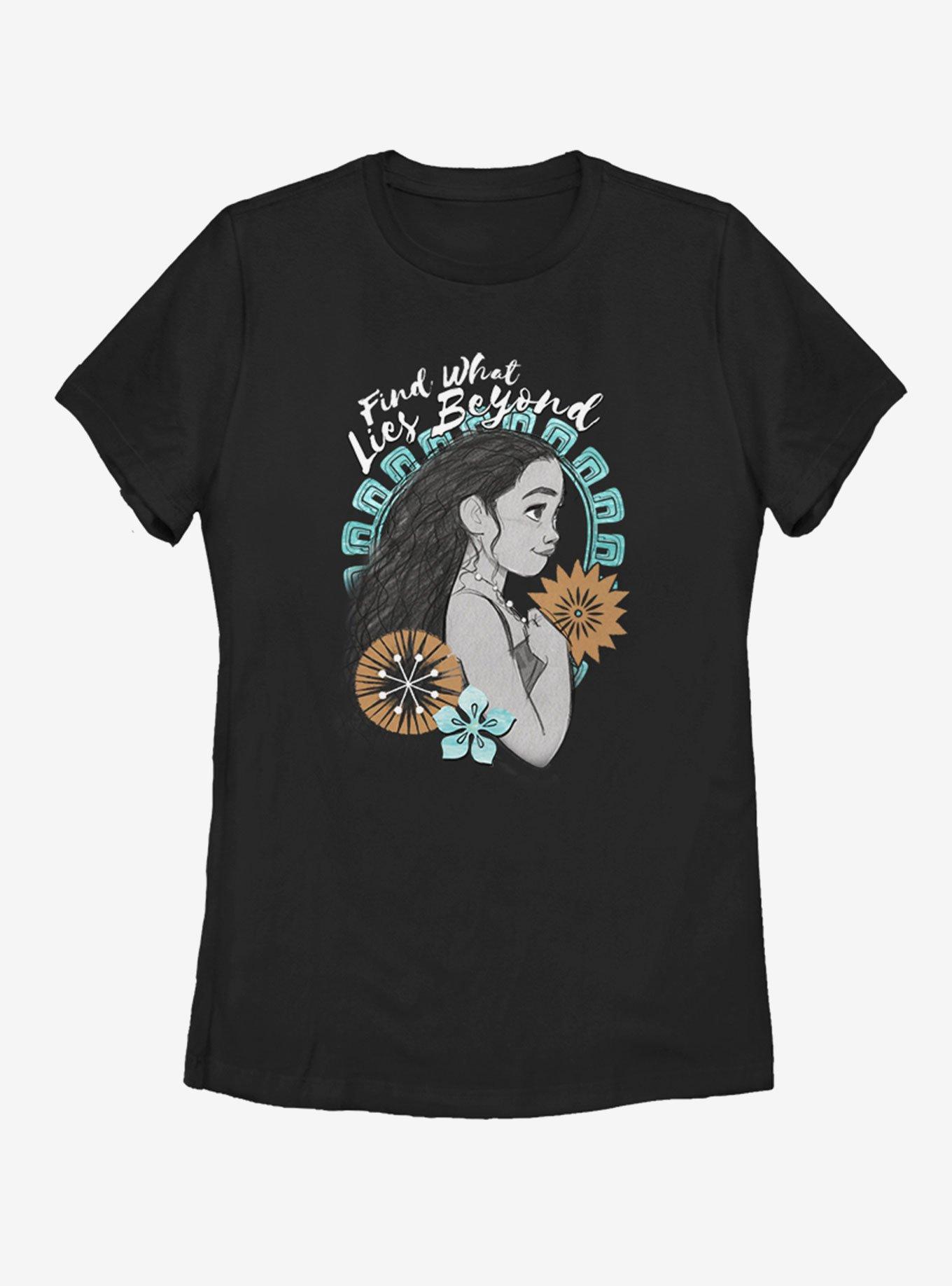 Disney Moana Lies Beyond Womens T-Shirt, BLACK, hi-res