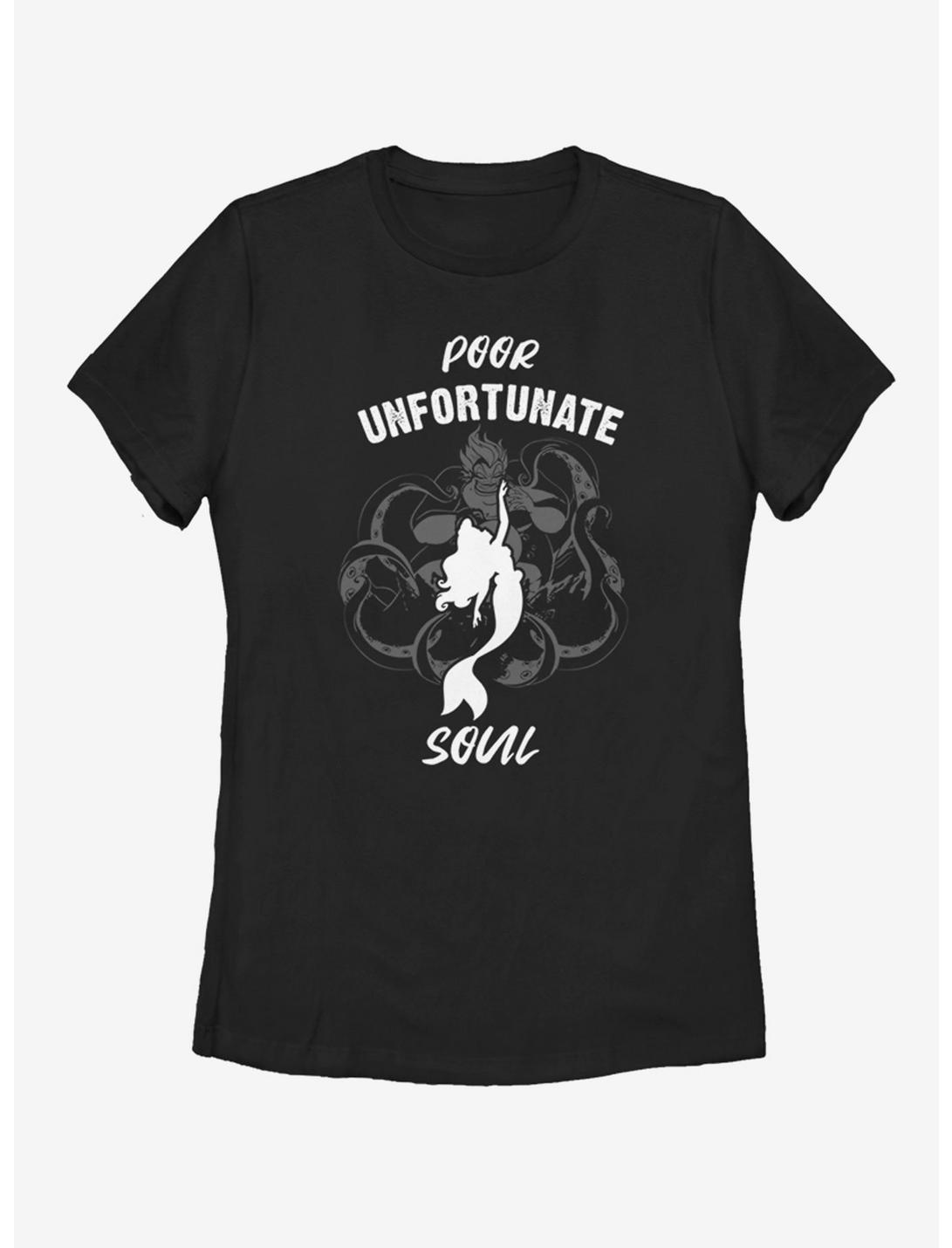 Disney The Little Mermaid Unfortunate Soul Womens T-Shirt, BLACK, hi-res