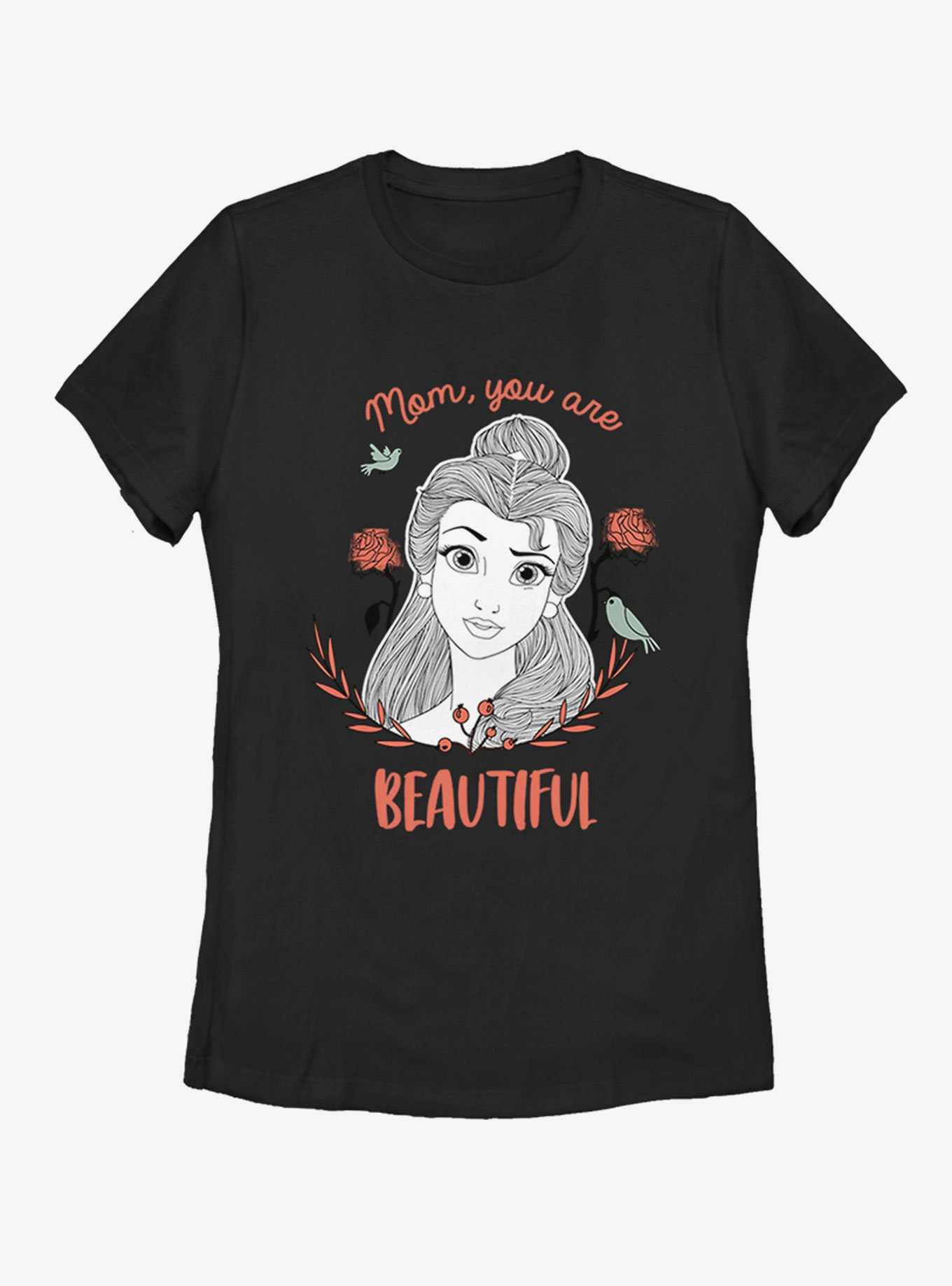 Disney Beauty and The Beast Beautiful Mom Womens T-Shirt, , hi-res