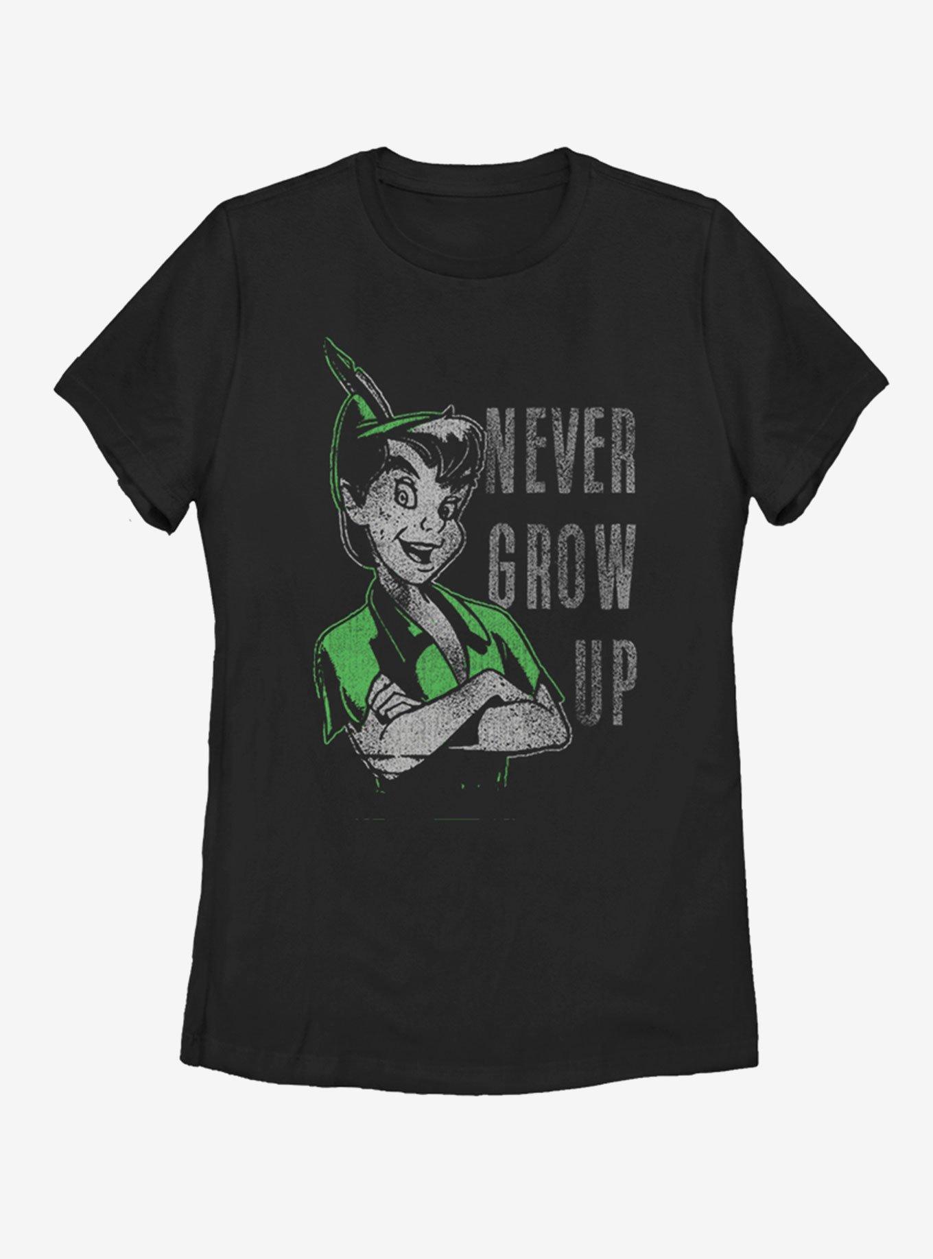 Disney Peter Pan Don't Grow Womens T-Shirt, , hi-res