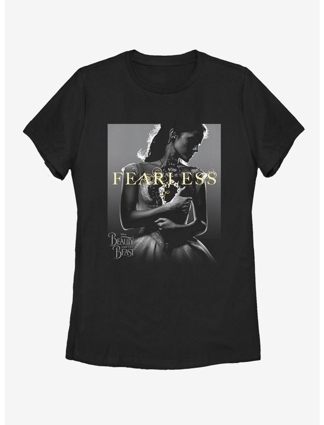 Disney Beauty and The Beast Fearless Womens T-Shirt, BLACK, hi-res
