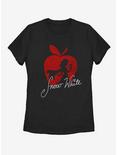 Disney Snow White Silhouette Womens T-Shirt, BLACK, hi-res