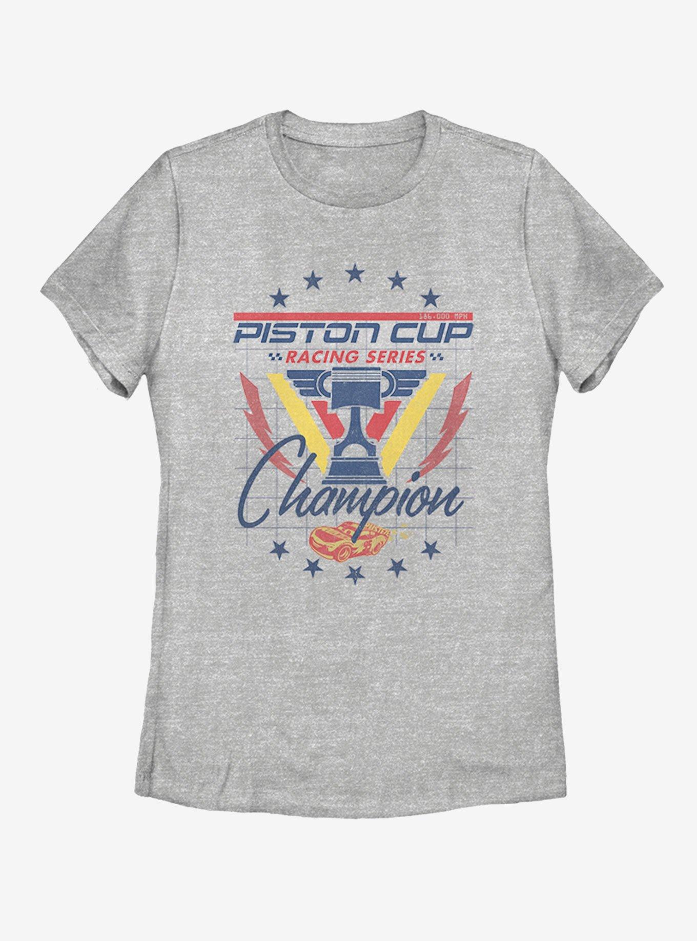 Disney Cars Piston Champ Womens T-Shirt, ATH HTR, hi-res