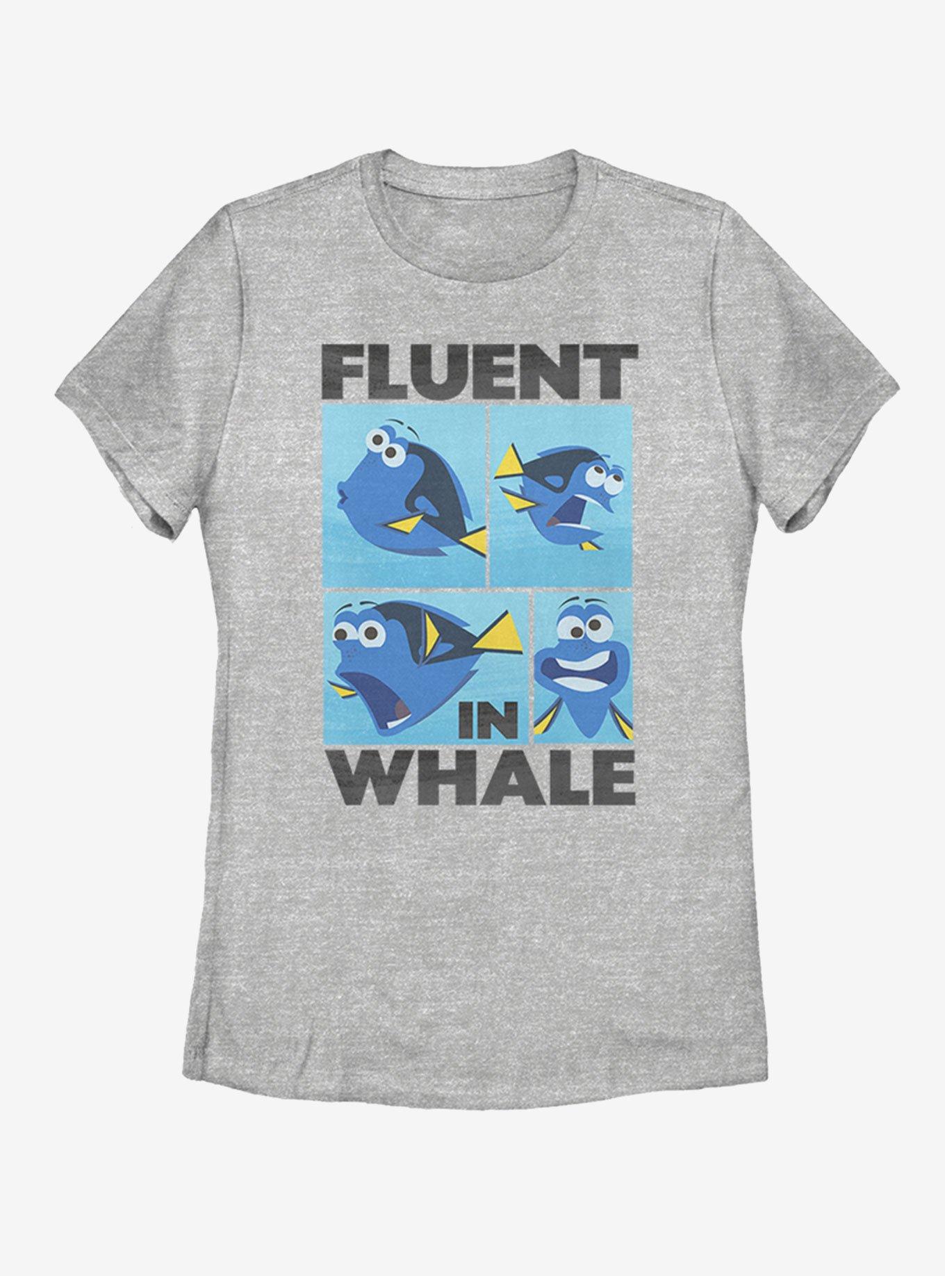 Disney Pixar Finding Dory Whale Talk Womens T-Shirt, ATH HTR, hi-res