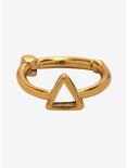 Steel Gold Fitted Triangle Septum Clicker, GOLD, hi-res