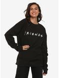 Friends Classic Logo Sweatshirt, BLACK, hi-res