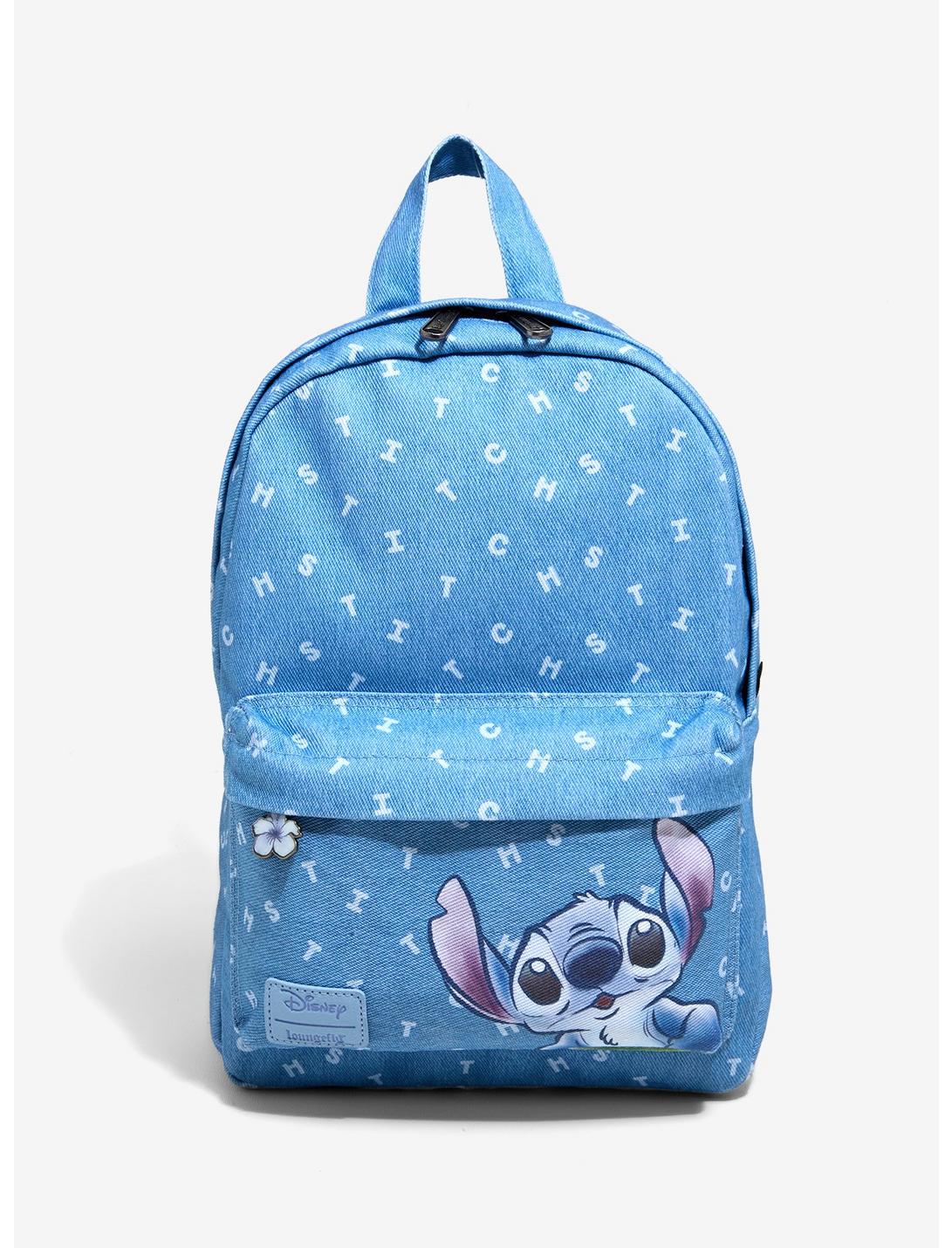 Disney Loungefly Lilo & Stitch Denim Backpack, , hi-res
