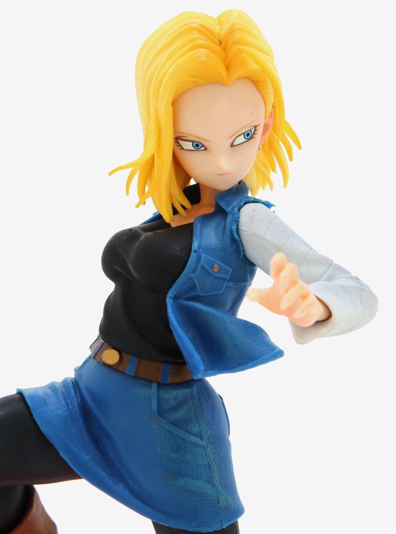 Banpresto Dragon Ball FighterZ Android 18 Figure, , hi-res