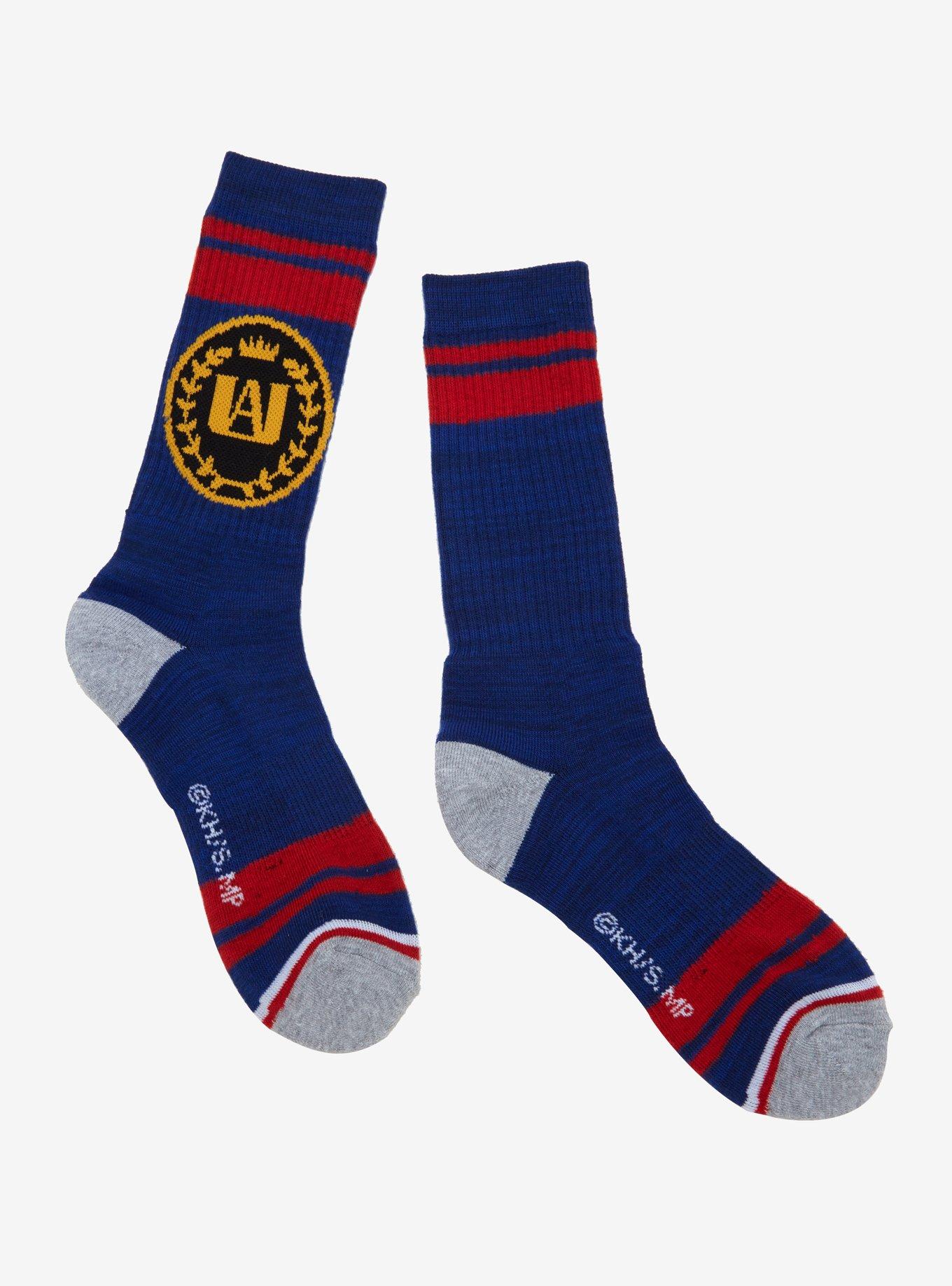 My Hero Academia U.A. Logo Crew Socks, , hi-res