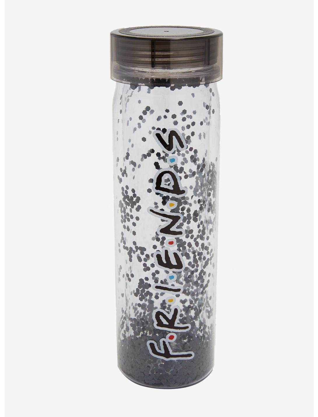 Friends Logo Glitter Water Bottle - BoxLunch Exclusive, , hi-res