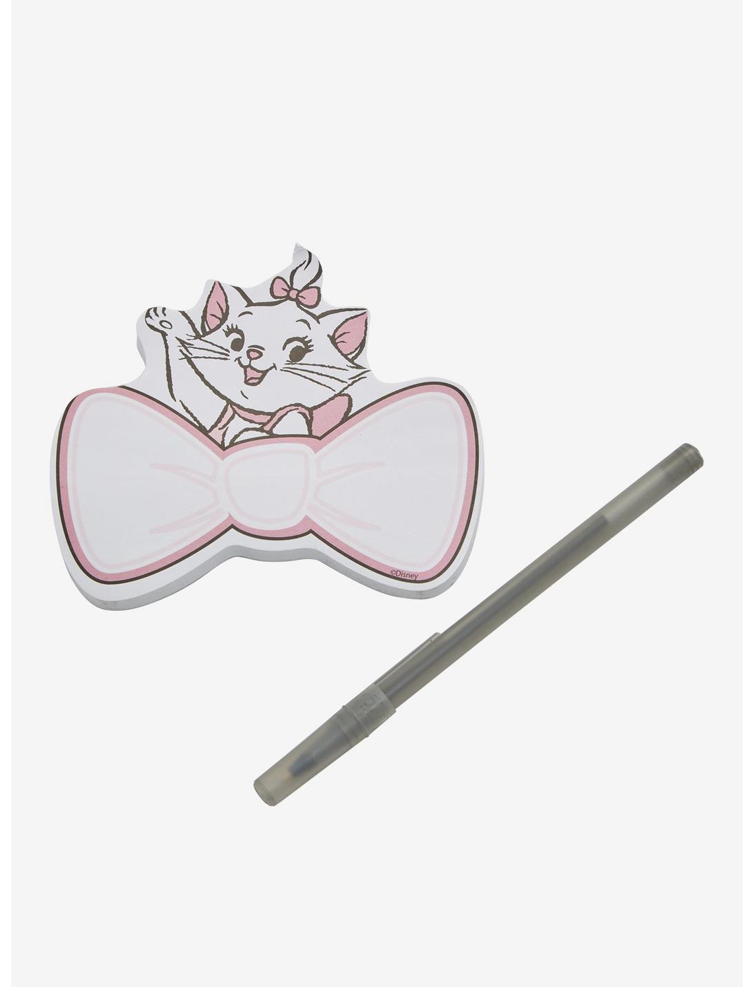 Disney Aristocats Marie Bow Shaped Sticky Notes - BoxLunch Exclusive, , hi-res
