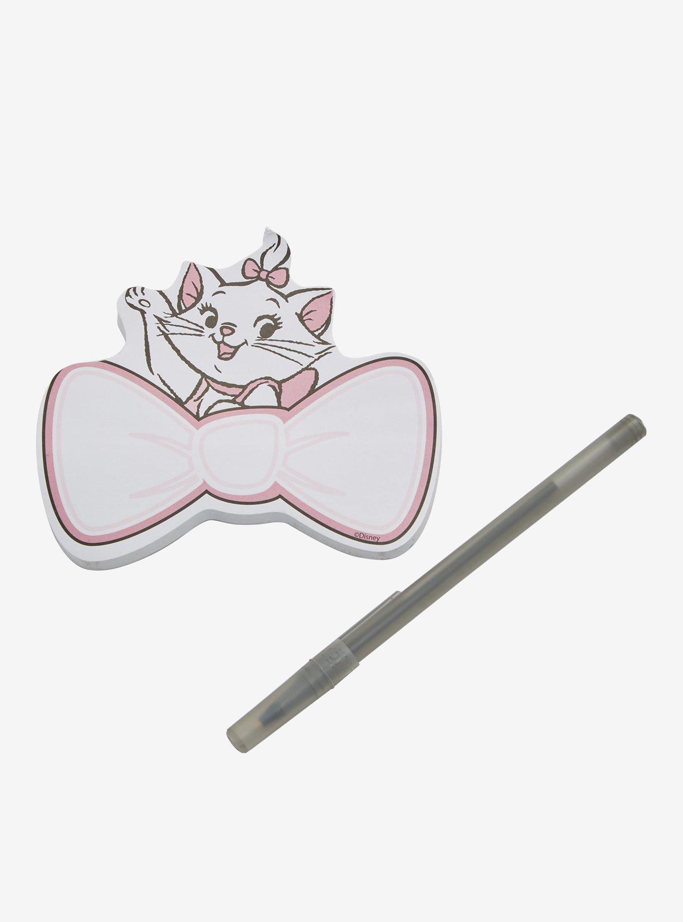 Disney Aristocats Marie Bow Shaped Sticky Notes - BoxLunch Exclusive, , hi-res