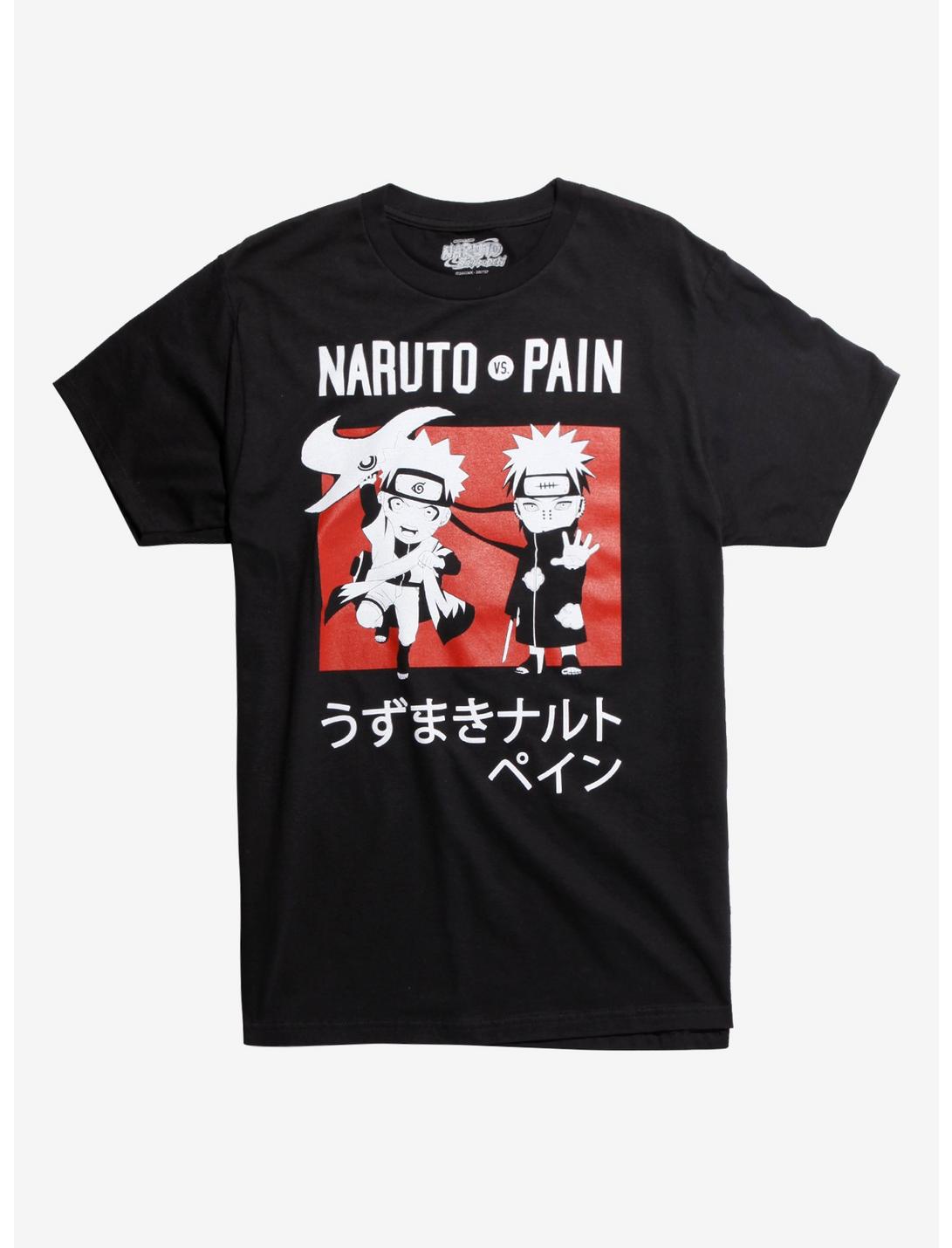 Naruto Shippuden Naruto Vs Pain T-Shirt, MULTI, hi-res