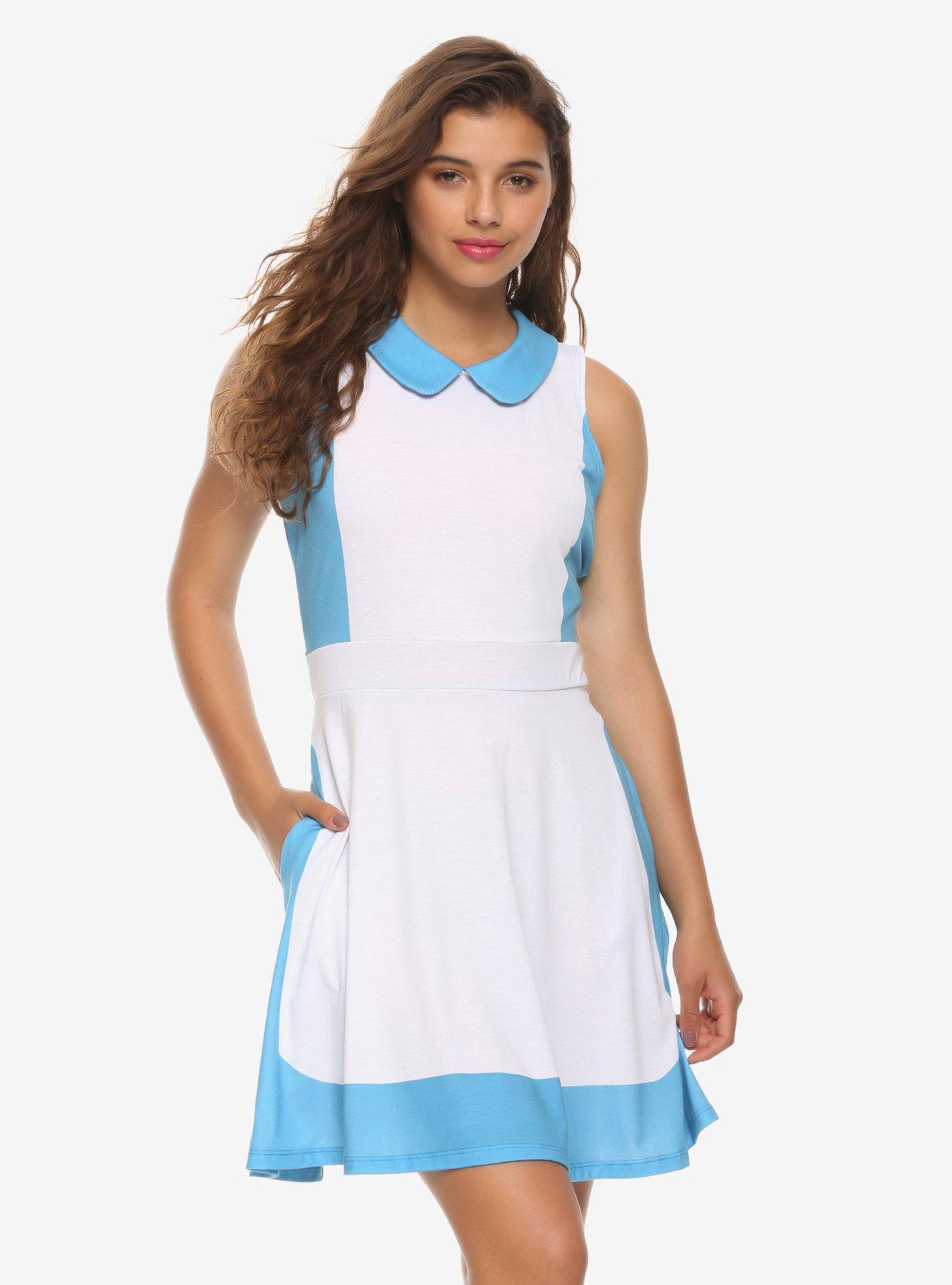 Disney Alice In Wonderland Alice Cosplay Dress, MULTI, hi-res