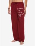 Game Of Thrones I Drink And I Know Things Tyrion Lannister Pajama Pants, RED, hi-res