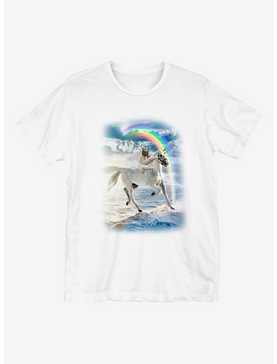 Sloth King Rides Unicorn T-Shirt, , hi-res