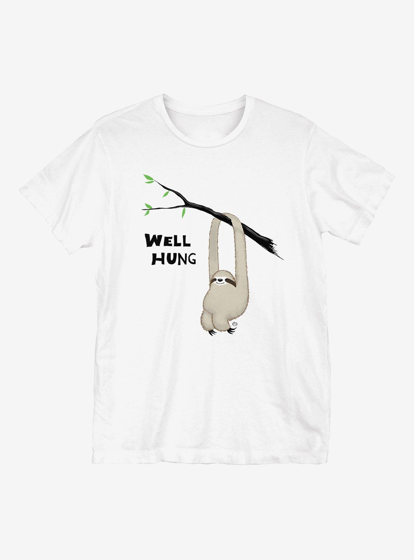 Well Hung T-Shirt, WHITE, hi-res