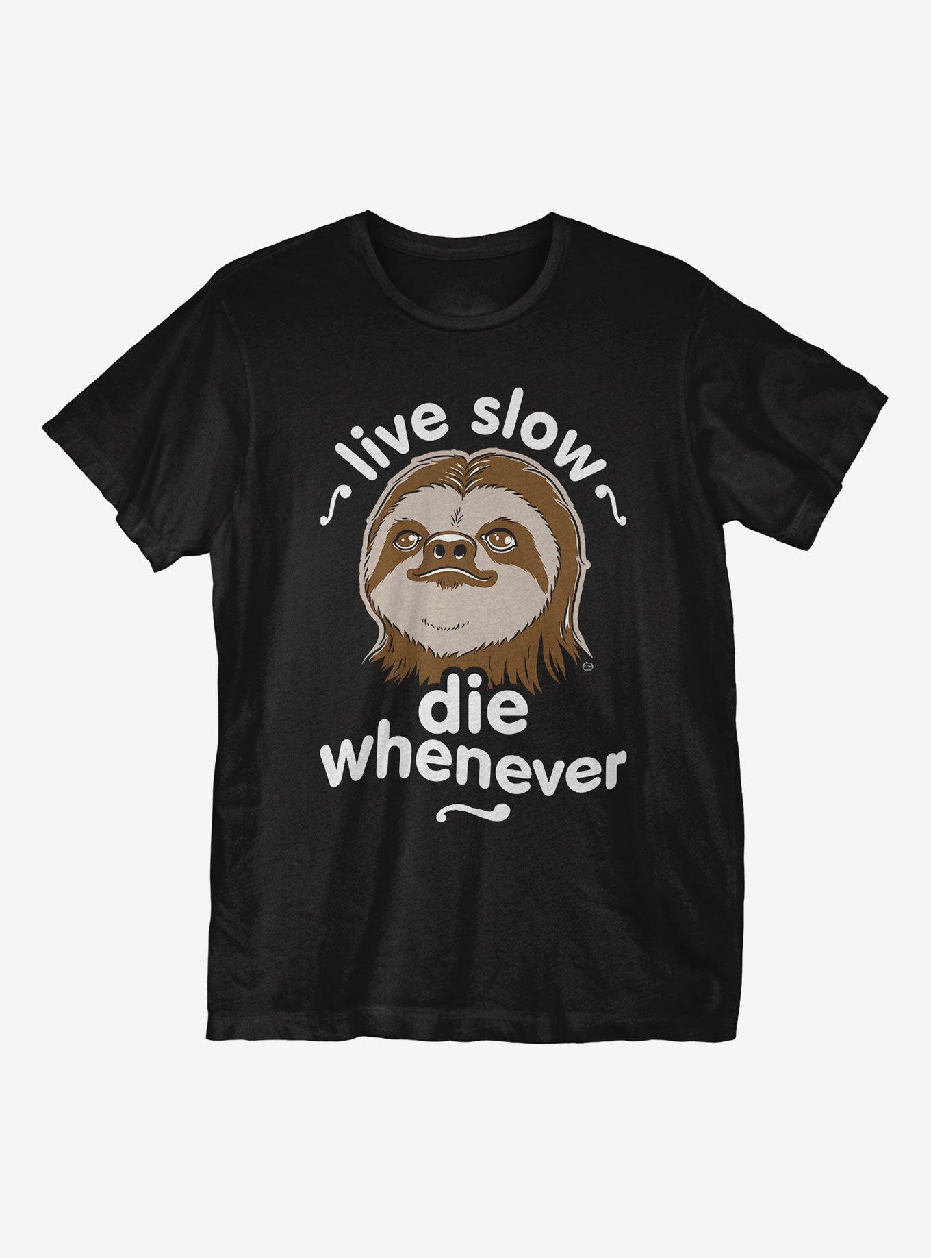 Live Slow T-Shirt, BLACK, hi-res