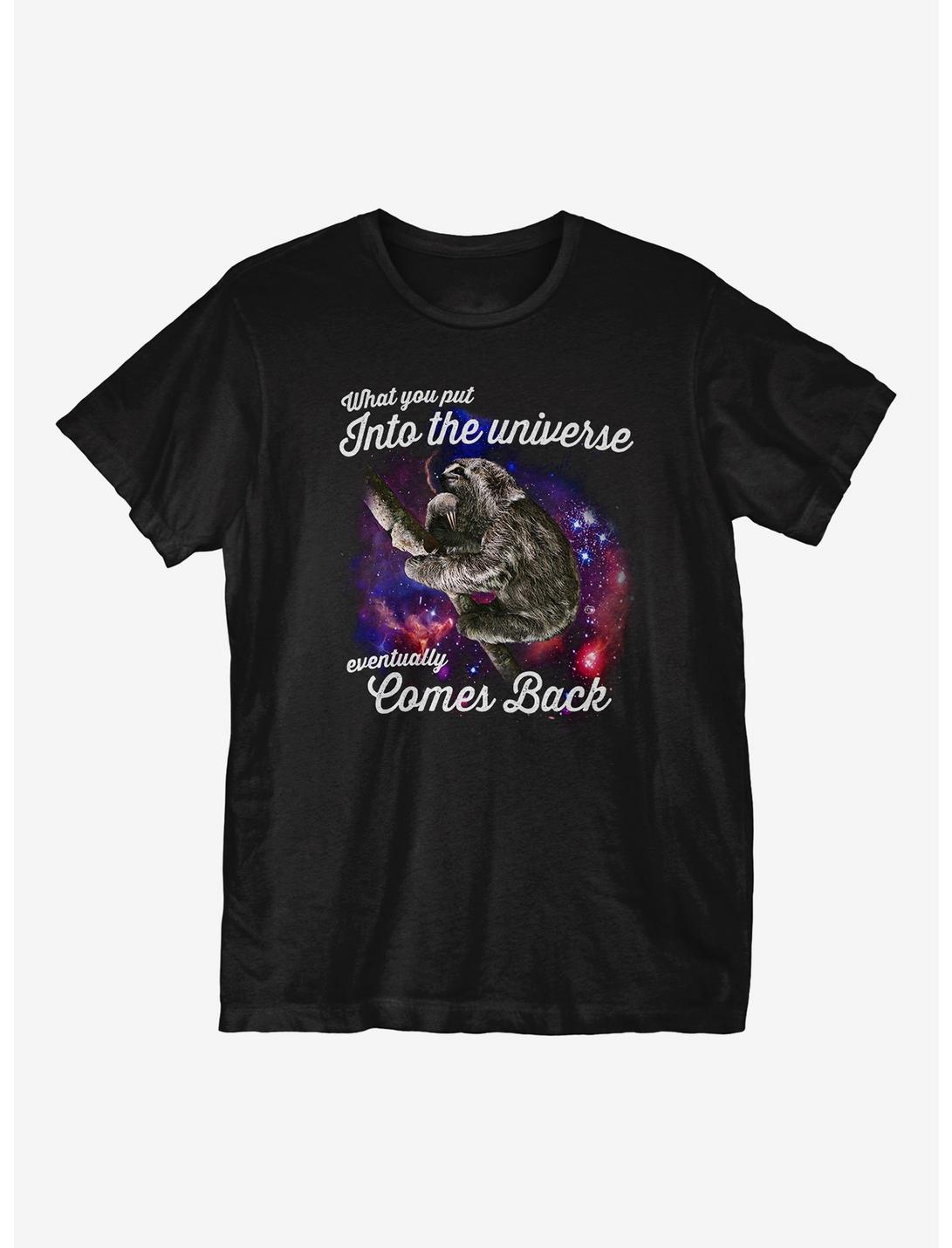 Philosophical Sloth T-Shirt, BLACK, hi-res