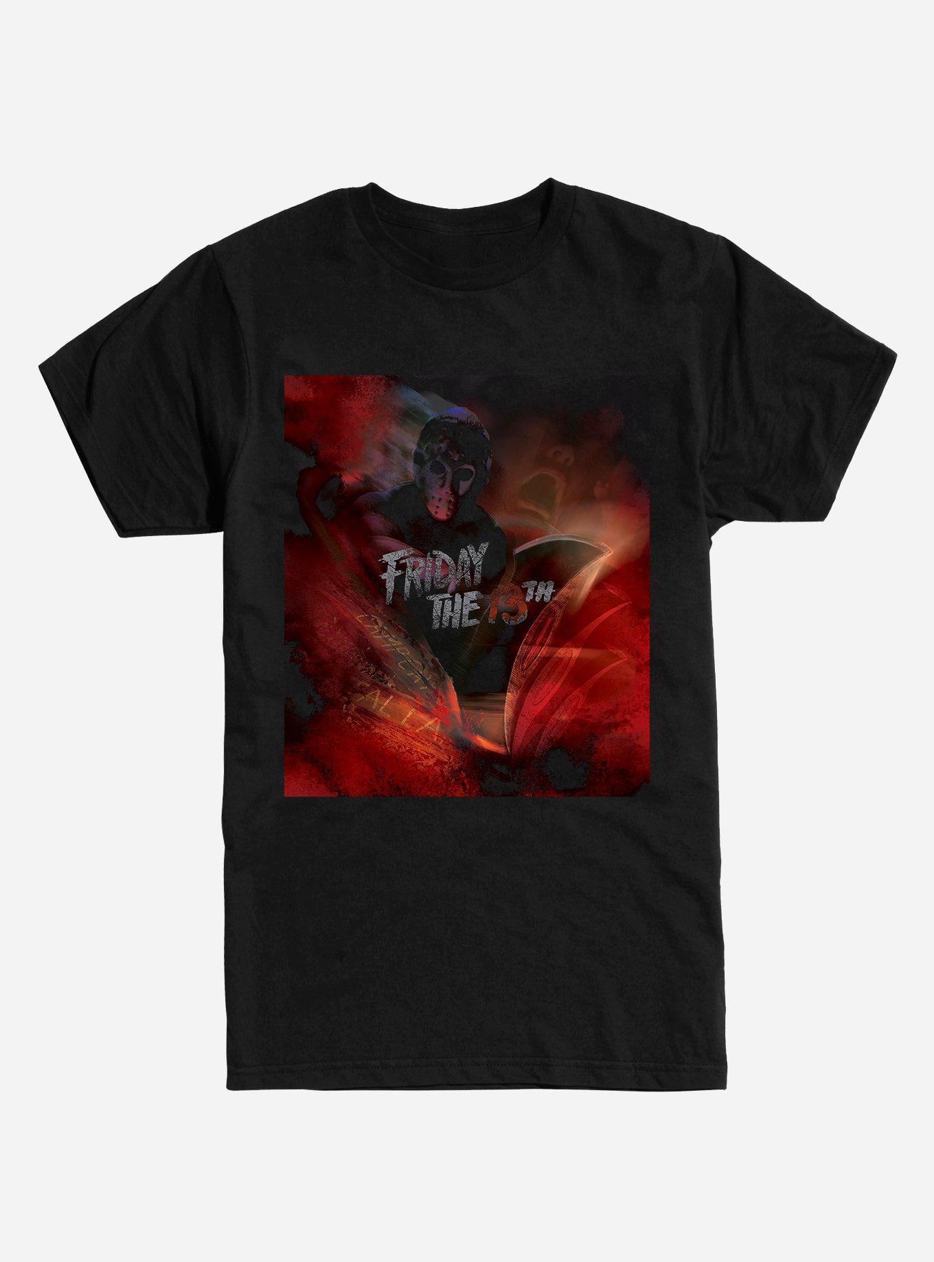 Friday The 13th Jason T-Shirt, BLACK, hi-res