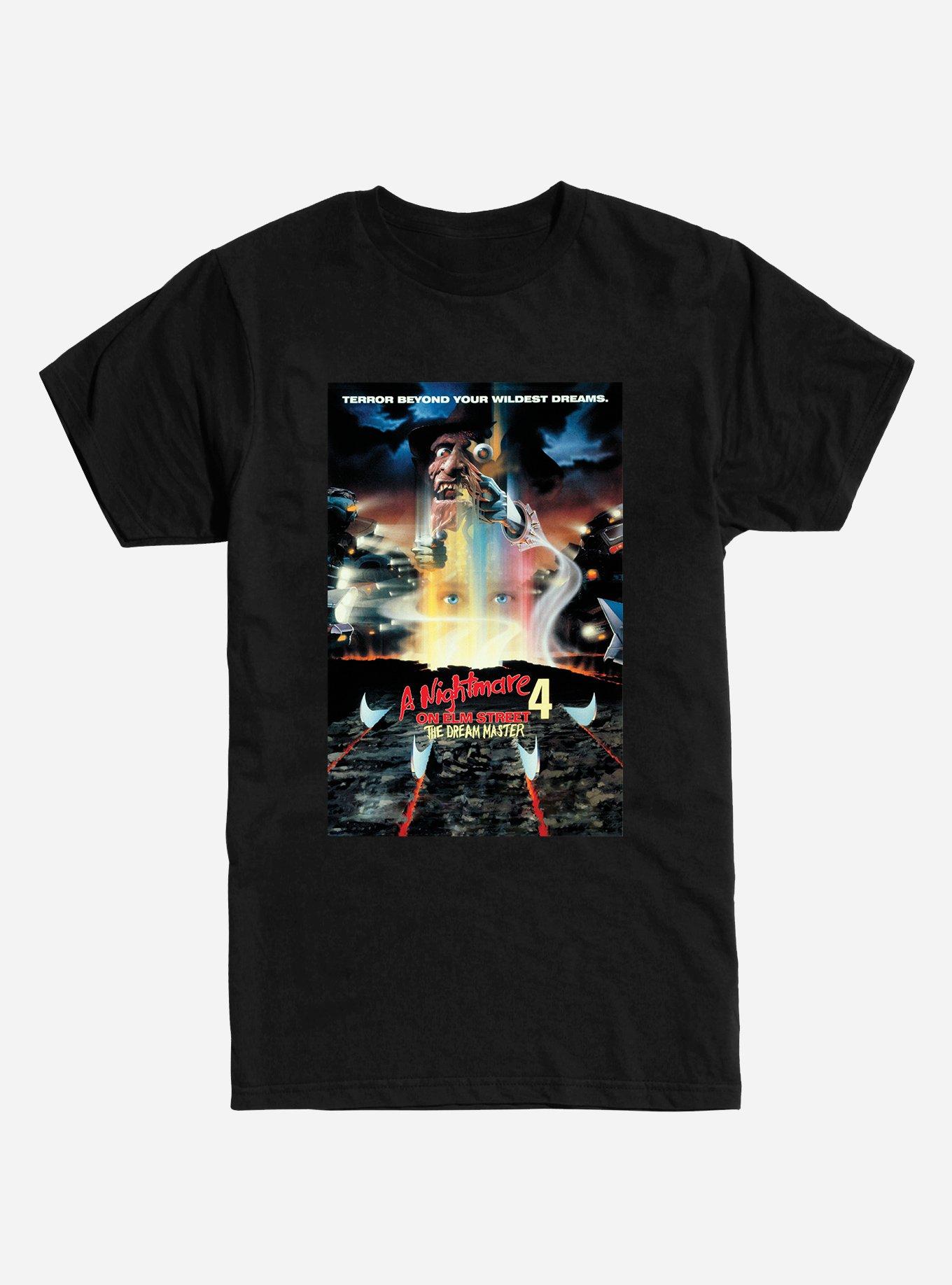 A Nightmare On Elm Street 4: The Dream Master Poster T-Shirt, BLACK, hi-res