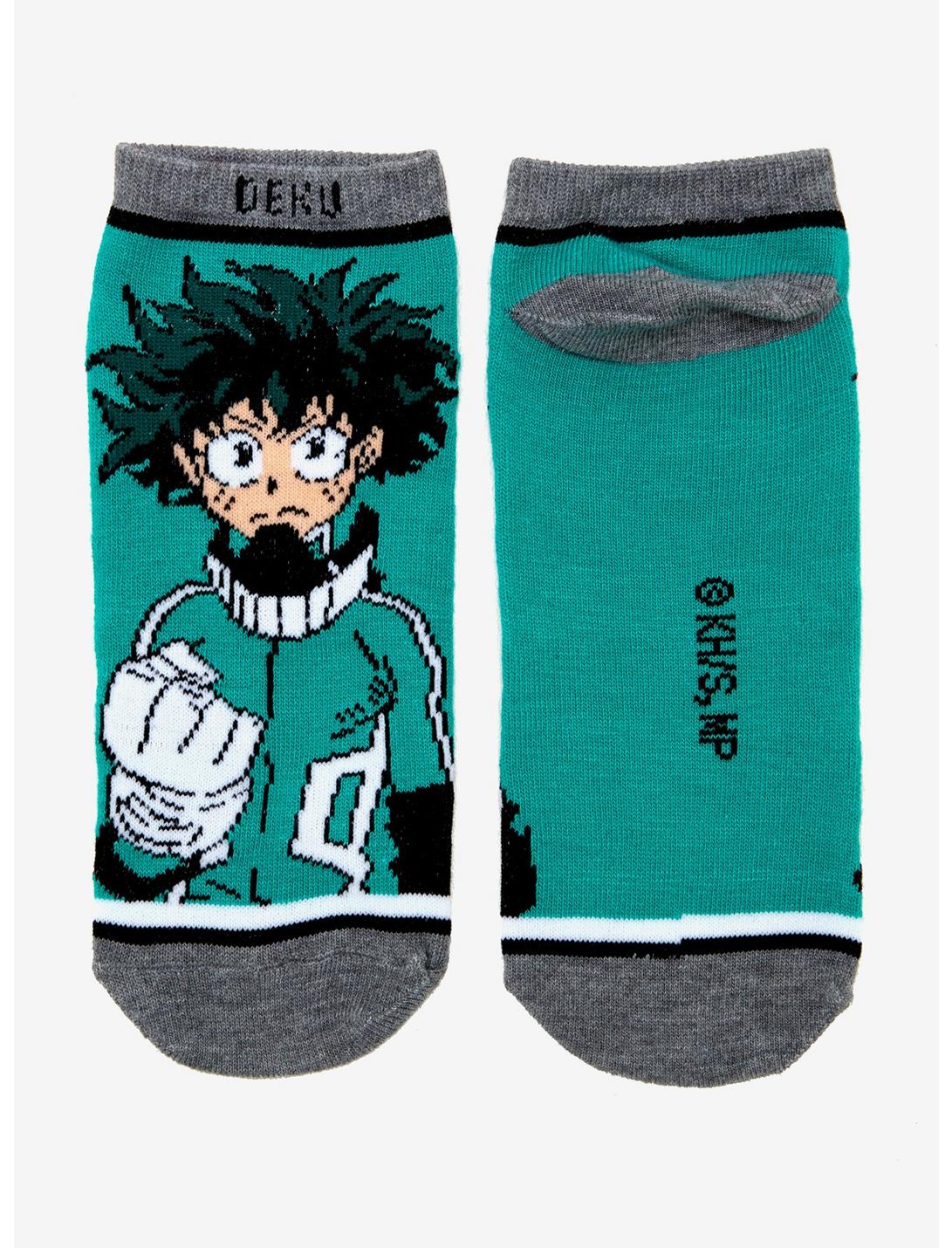 My Hero Academia Deku No-Show Socks, , hi-res