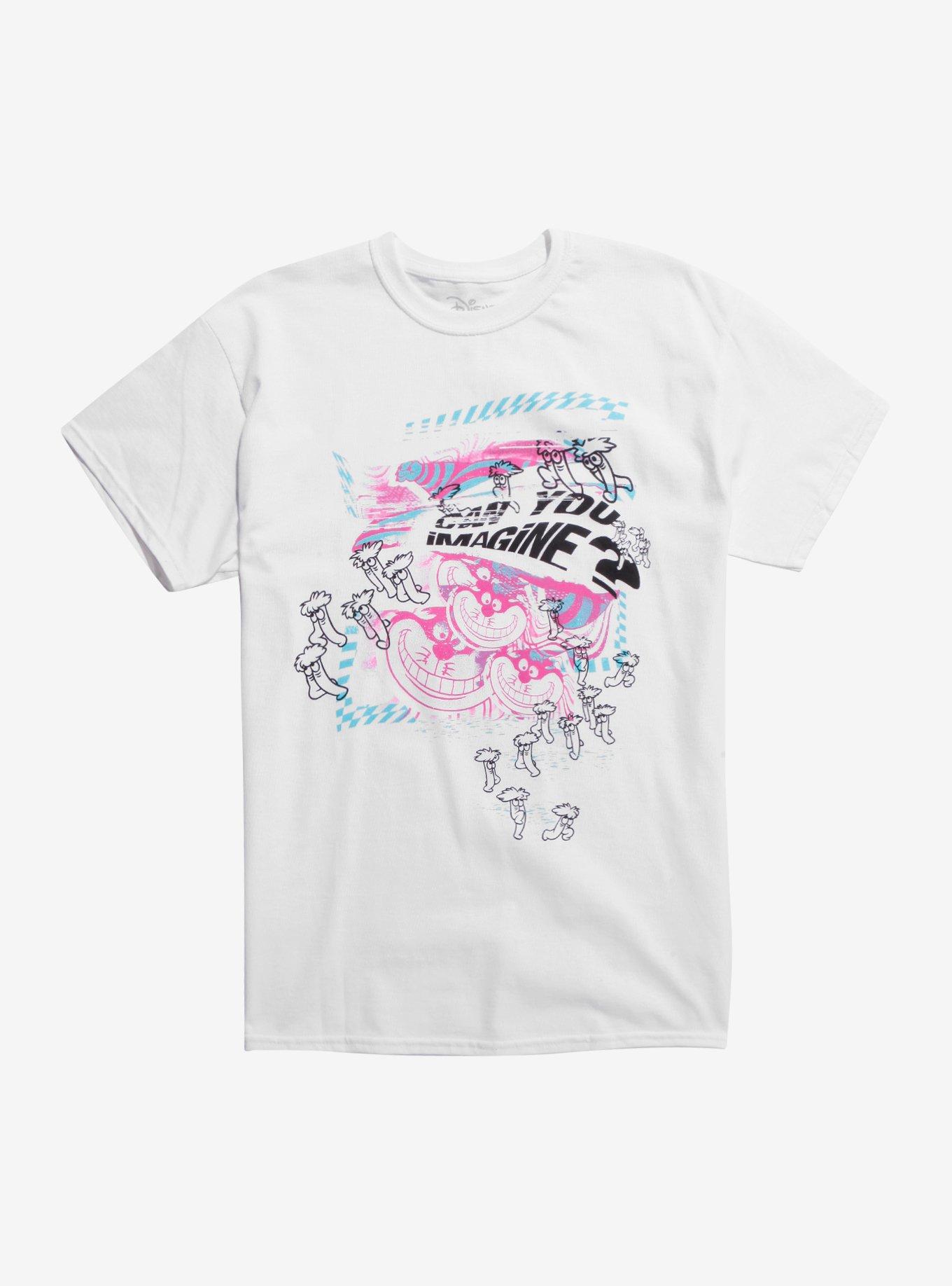 Disney Alice In Wonderland Cheshire Cat Mome Raths T-Shirt, PINK, hi-res