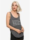Roses Are Red Don't Come Back Girls Tank Top, WHITE, hi-res