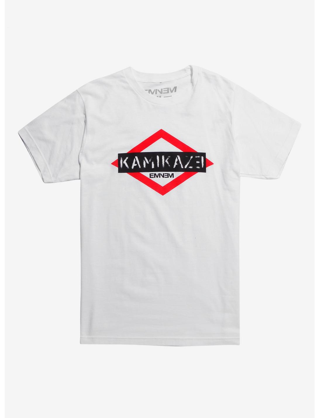 Eminem Kamikaze Logo T-Shirt, WHITE, hi-res