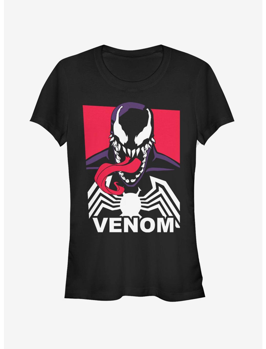 Marvel Venom Tri Color Womens T-Shirt, BLACK, hi-res