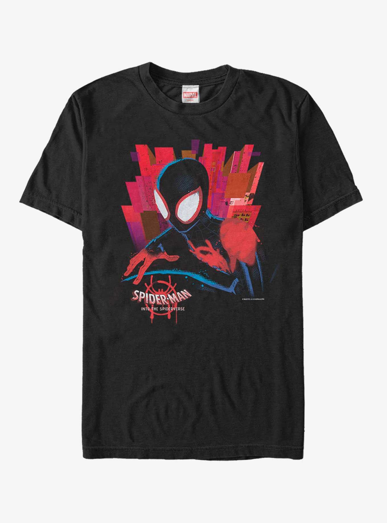 Marvel Spider-Man Spider-Verse Black Spider T-Shirt, , hi-res
