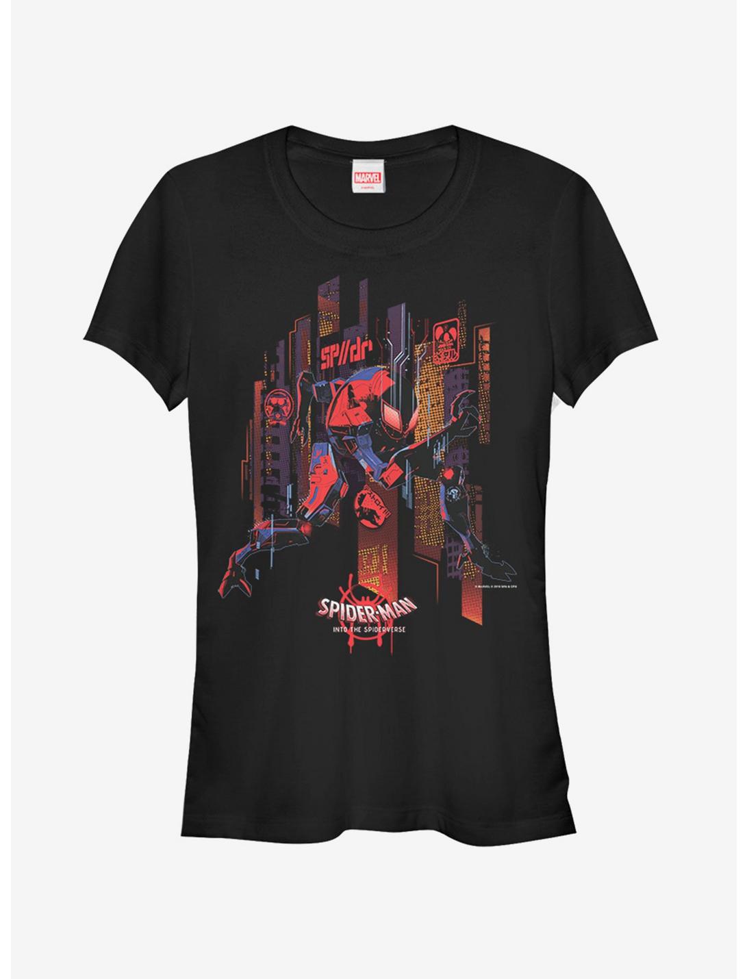 Marvel Spider-Man Spider-Verse Future Spidey Womens T-Shirt, BLACK, hi-res