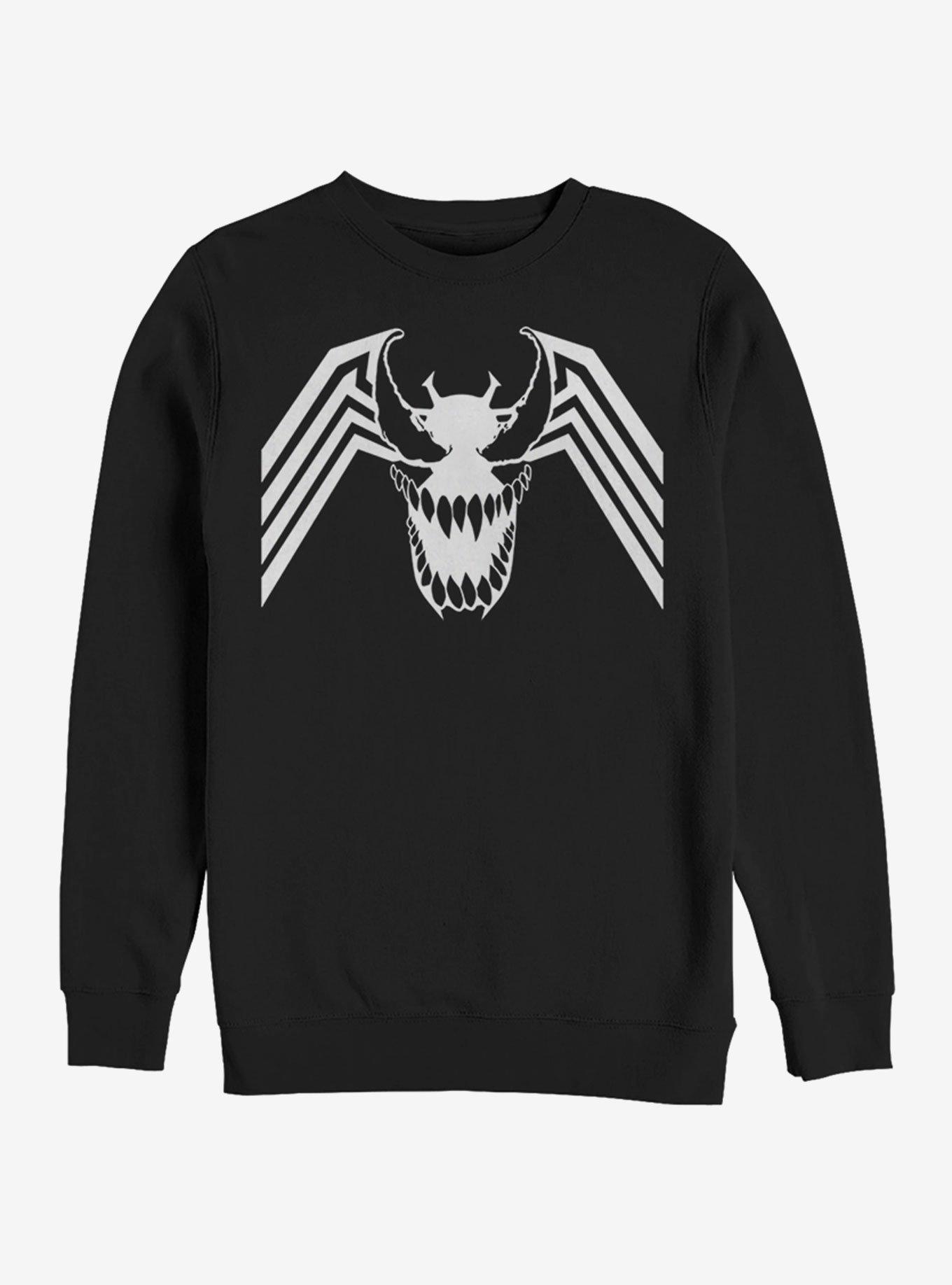 Marvel Venom Symbol Face Sweatshirt, BLACK, hi-res