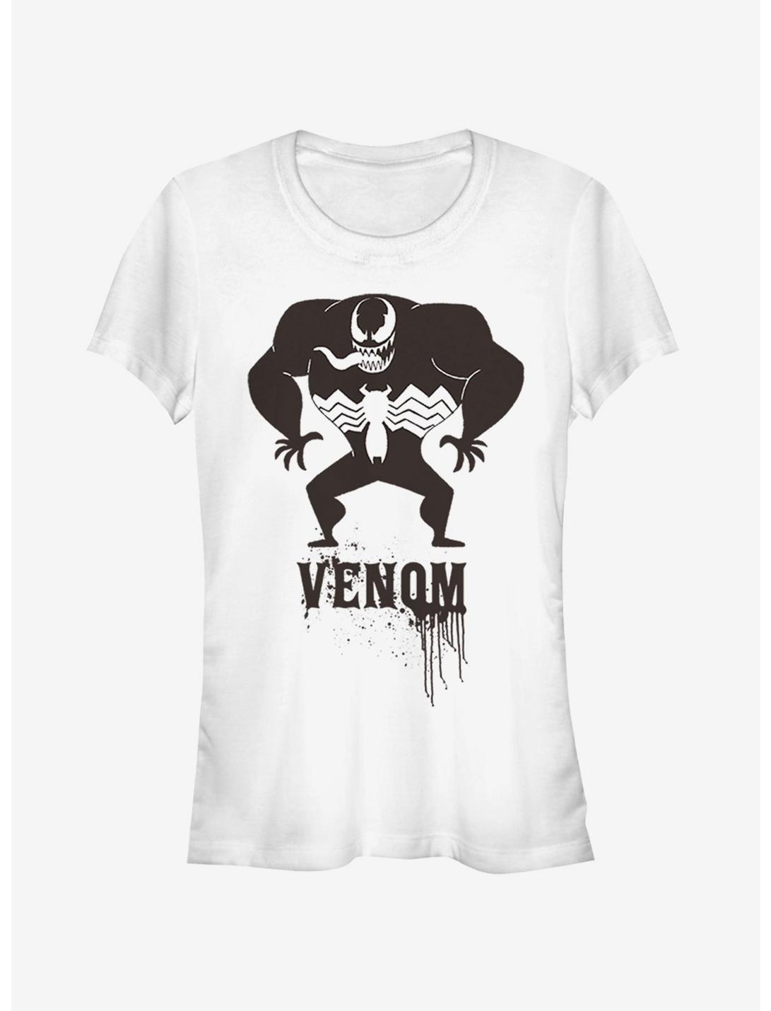 Marvel Kawaii Venom Womens T-Shirt - WHITE | Hot Topic