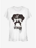 Marvel Kawaii Venom Womens T-Shirt, WHITE, hi-res