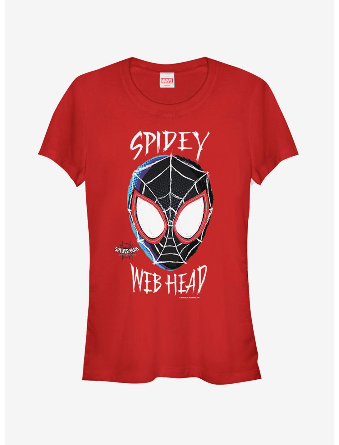 Marvel Spider-Man Spider-Verse Web Head Womens T-Shirt, RED, hi-res