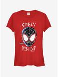 Marvel Spider-Man Spider-Verse Web Head Womens T-Shirt, RED, hi-res