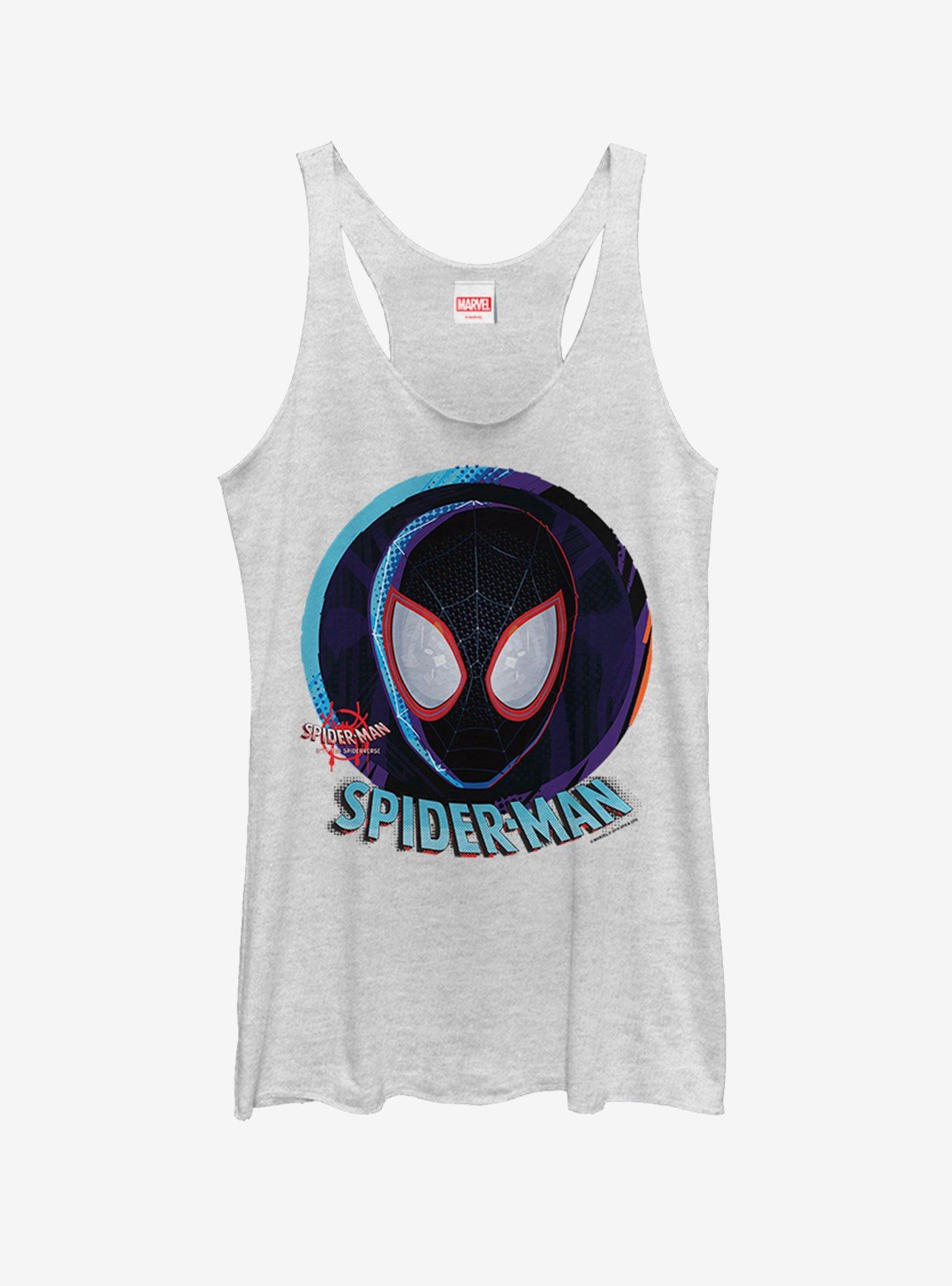 Marvel Spider-Man Spider-Verse Central Spider Girls Tank, WHITE HTR, hi-res