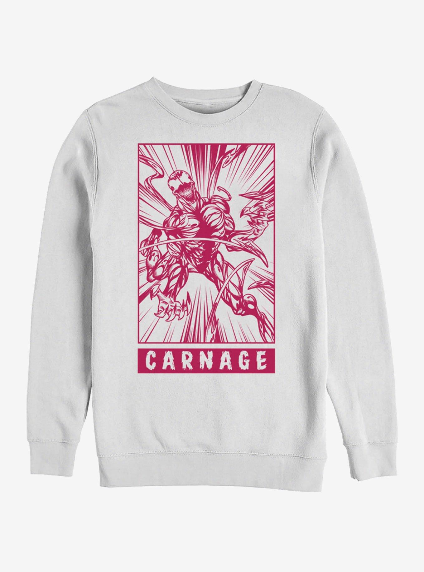 Marvel Carnage Pop Sweatshirt, WHITE, hi-res