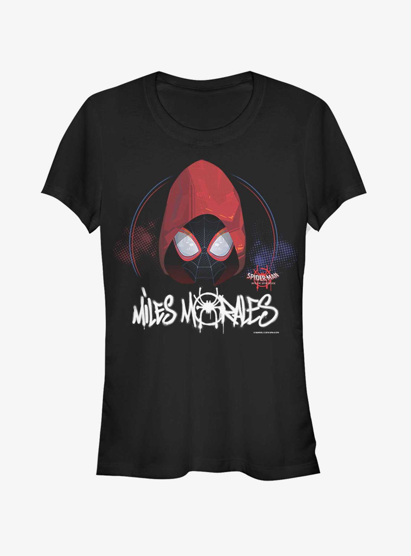 Marvel Spider-Man Spider-Verse Hooded Miles Womens T-Shirt, , hi-res