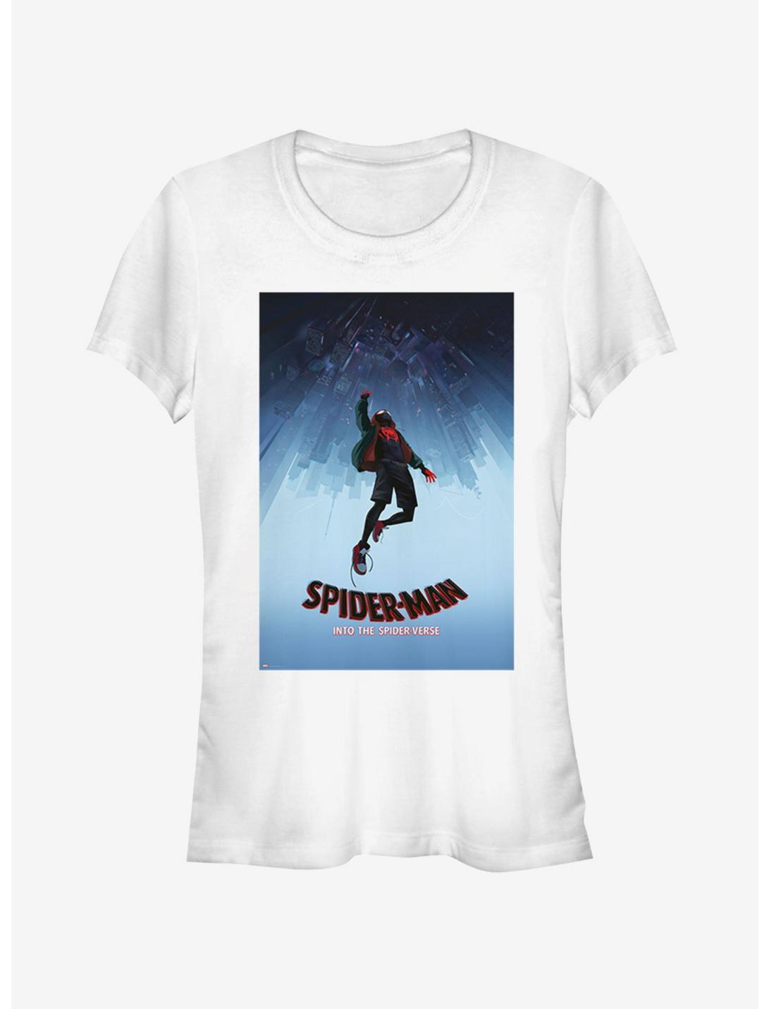 Marvel Spider-Man Spider-Verse Spider Verse Womens T-Shirt, WHITE, hi-res