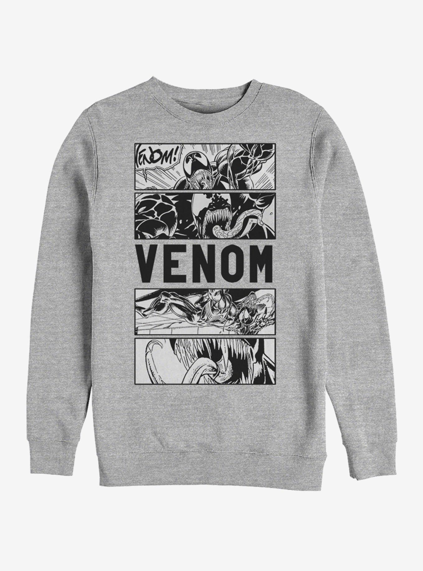 Marvel Venom Panels Sweatshirt, ATH HTR, hi-res