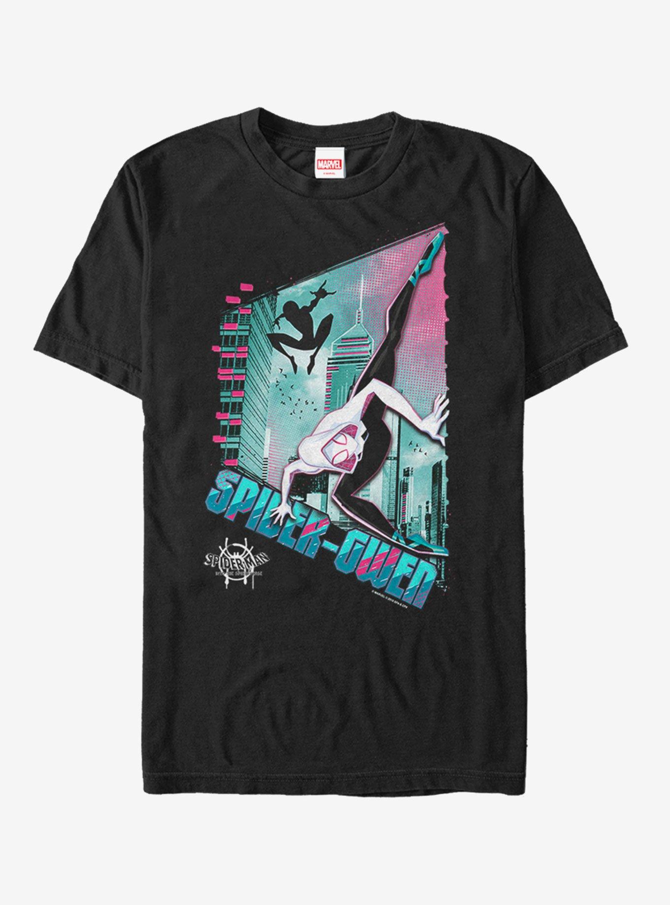 Marvel Spider-Man: Into The Spider-Verse Ghost-Spider Panels T-Shirt, , hi-res