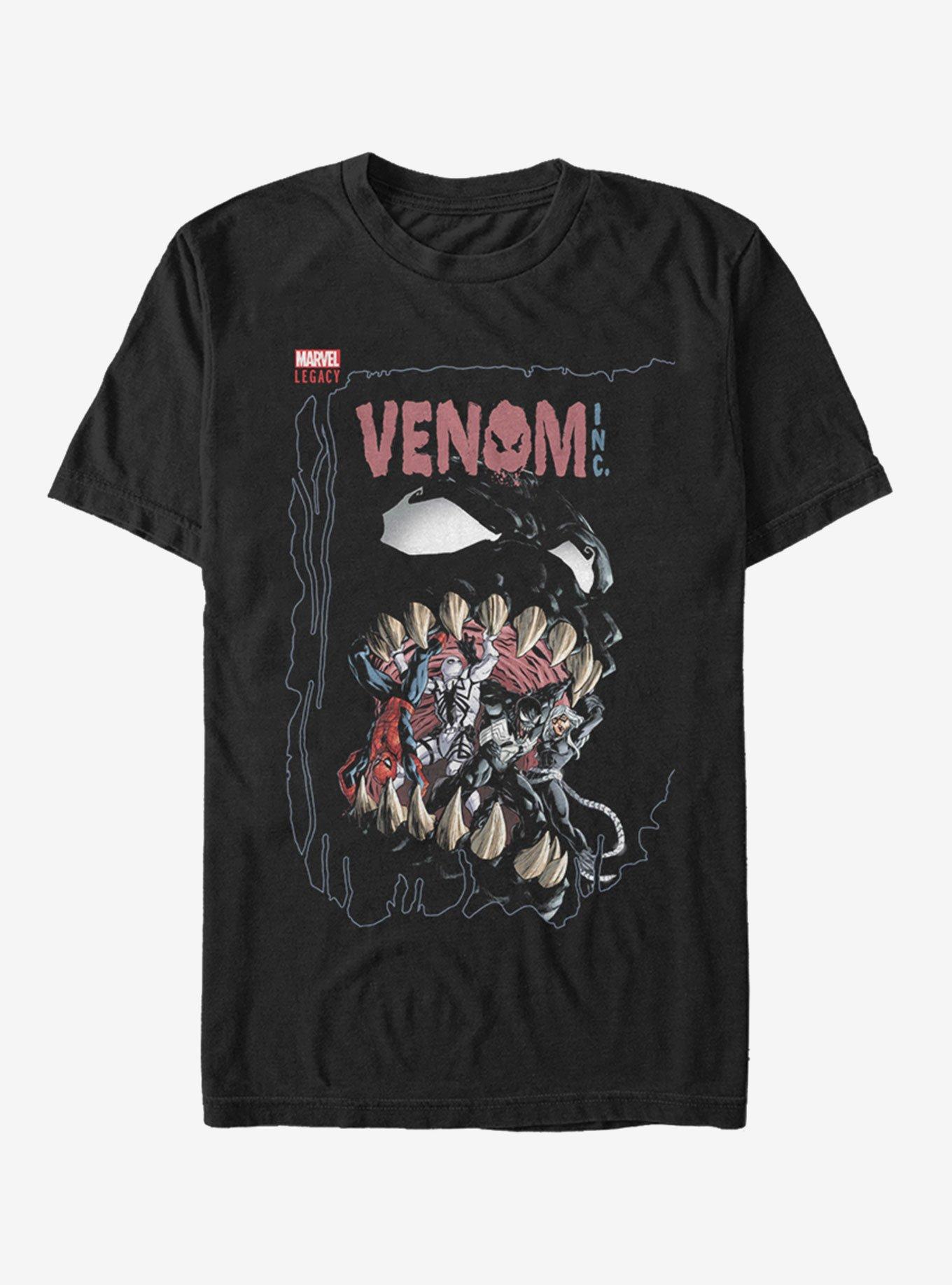 Marvel Venom Face T-Shirt - BLACK | Hot Topic